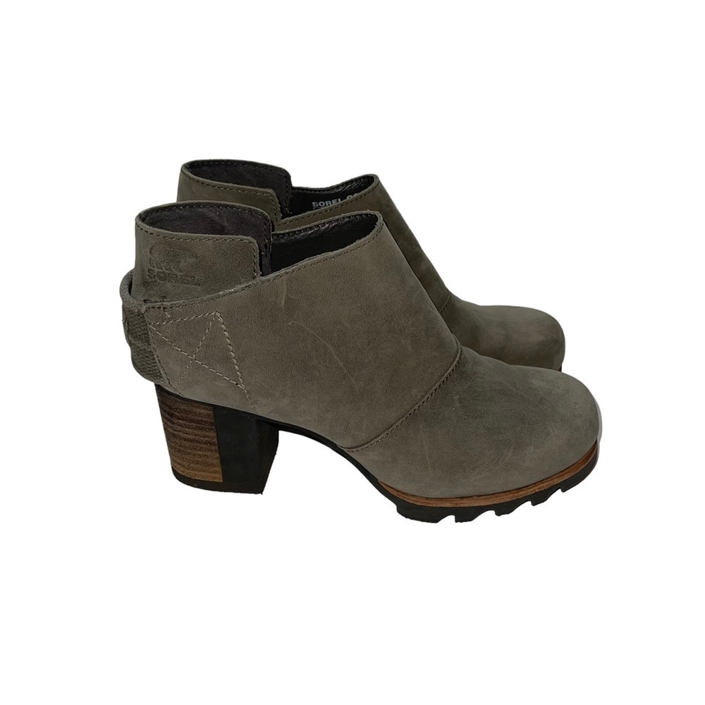 Sorel Addington Strap Waterproof Heeled Bootie Women Size 6 - Picture 6 of 8